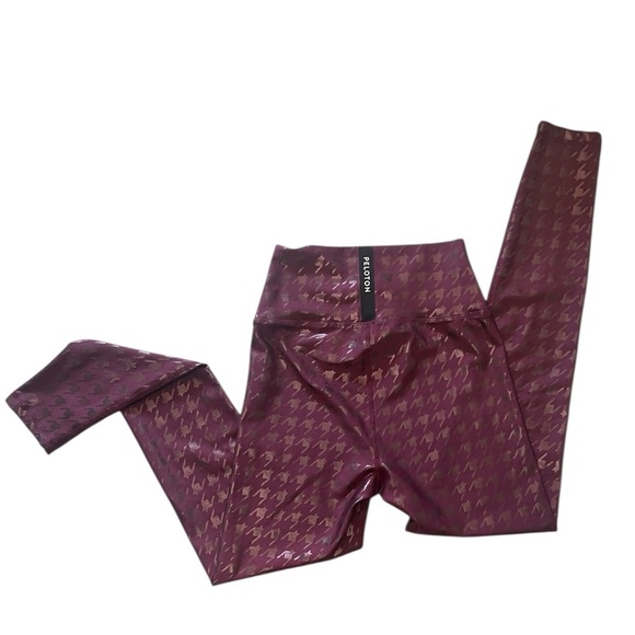Peloton Show-Up Houndstooth Leggings Size Medium - Picture 1 of 12